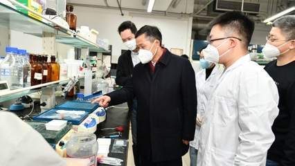 中國農業(yè)大學新聞網(wǎng) 學校要聞 鐘登華深入全國重點實驗室、學生宿舍和校醫(yī)院調研指導工作