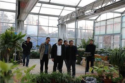 陜西省科技廳、渭南市科技局領導來校調研